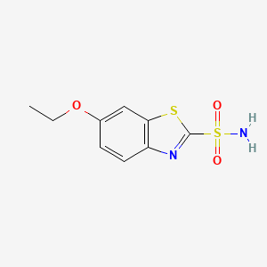 Chemical structure of Ethoxzolamide