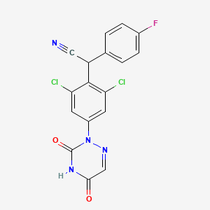 Chemical structure of Letrazuril