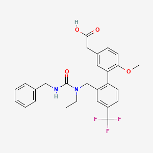 Chemical structure of AM211 (AM211 free acid)