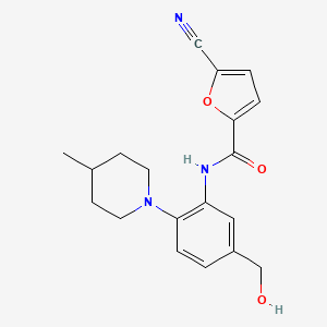 Chemical structure of cFMS-IN-2