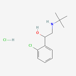 Chemical structure of Tulobuterol hydrochloride