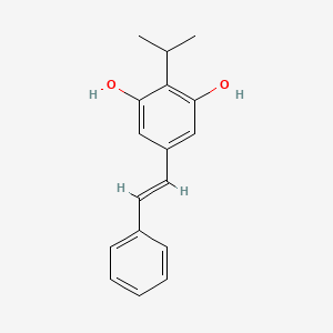 Chemical structure of Tapinarof