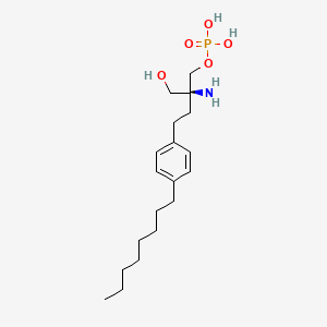 Chemical structure of FTY720 (S)-Phosphate ((S)-FTY720P)