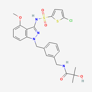 Chemical structure of GSK2239633A