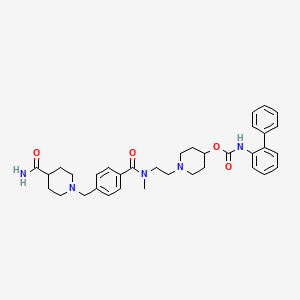 Chemical structure of Revefenacin