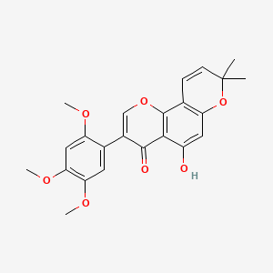 Chemical structure of Toxicarolisoflavone