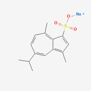 Chemical structure of Sodium Gualenate