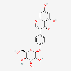 Chemical structure of Sophoricoside