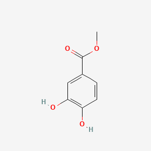 Chemical structure of Methyl 3,4-Dihydroxybenzoate
