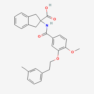 Chemical structure of SAR-100842