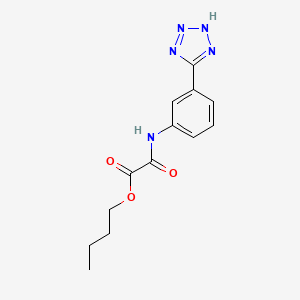 Chemical structure of Tazanolast (TO 188)