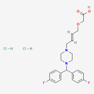 Chemical structure of SUN 1334H