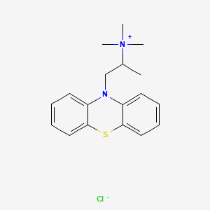 Chemical structure of Thiazinamium chloride