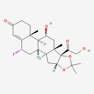 Chemical structure of Flurandrenolide