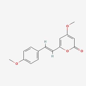 Chemical structure of Yangonin