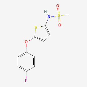 Chemical structure of RWJ 63556