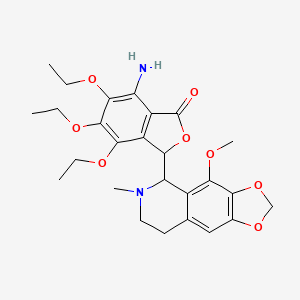 Chemical structure of Tritoqualine