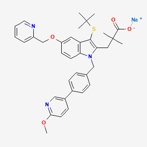 Chemical structure of AM 103