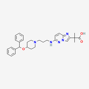 Chemical structure of Bamirastine (TAK-427)
