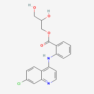Chemical structure of Glafenine