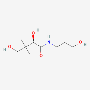 Chemical structure of DL-panthenol