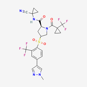Chemical structure of Petesicatib