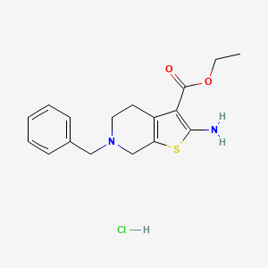 Chemical structure of Tinoridine Hydrochloride