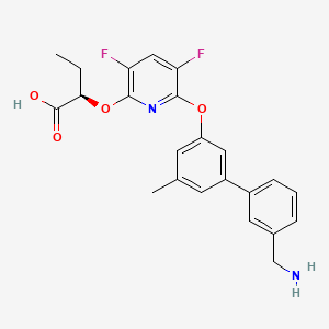 Chemical structure of ZK824859