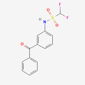 Chemical structure of Diflumidone