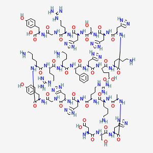 Chemical structure of Histatin 5