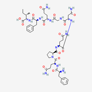Chemical structure of Nucleoprotein (396-404)