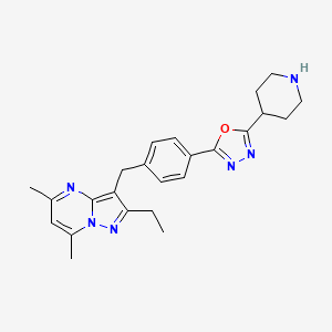 Chemical structure of NE 52-QQ57