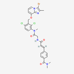 Chemical structure of FR167344 free base