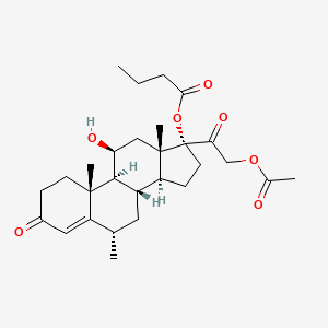 Chemical structure of Amebucort
