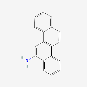 Chemical structure of 6-Aminochrysene