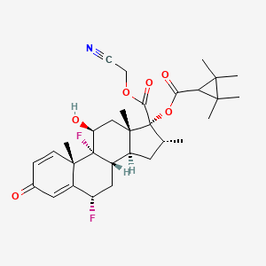 Chemical structure of GW-870086