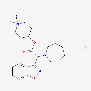 Chemical structure of Beperidium Iodide