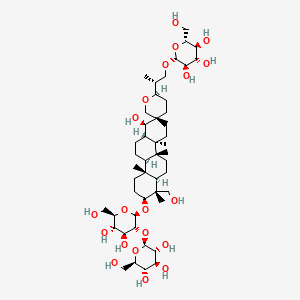 Chemical structure of Hosenkoside B