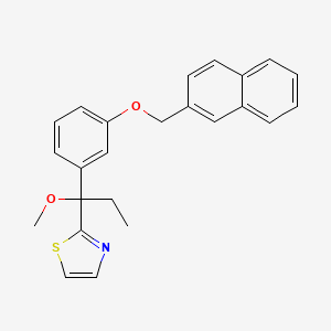 Chemical structure of ICI 211965 (ZM-211965)