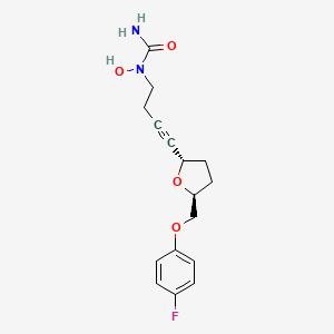 Chemical structure of CMI977 (LDP977)