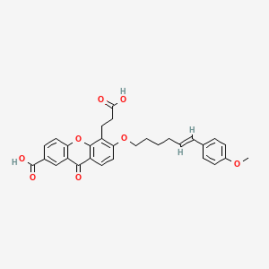 Chemical structure of LY210073
