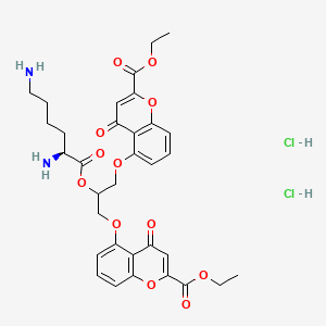 Chemical structure of KY-556 (N556)