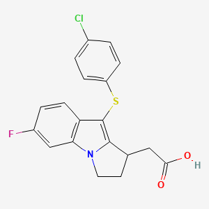 Chemical structure of L 888607 Racemate
