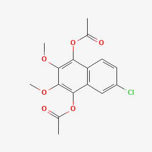Chemical structure of Lonapalene