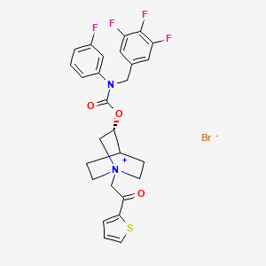 Chemical structure of M3 receptor antagonist 1