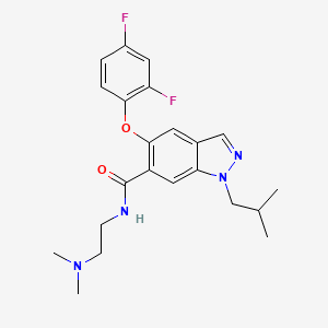 Chemical structure of Arry-371797