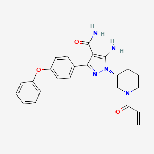 Chemical structure of Btk inhibitor 2