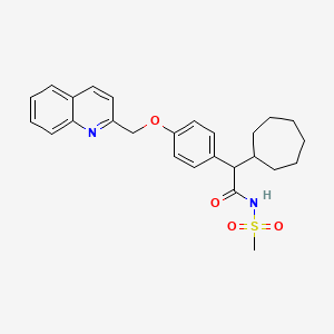 Chemical structure of Anti-inflammatory agent 2