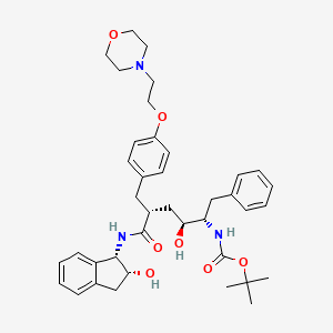 Chemical structure of L-689502
