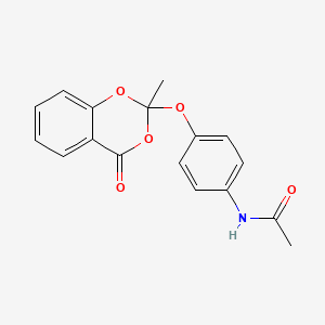 Chemical structure of Parcetasal